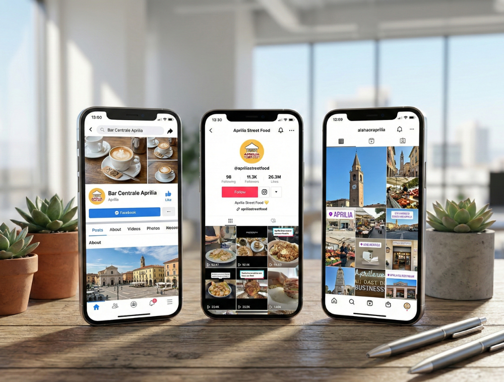 social aprilia Pictografico Web Agency
